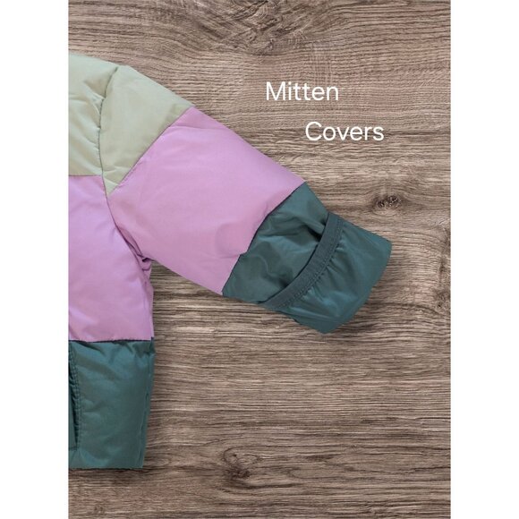 NWT Swiss Tech Toddler Heavyweight Puffer Jacket Size 18M / Purple & Green Multi - Picture 4 of 7